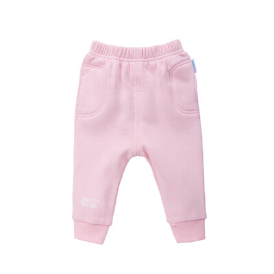 

Beibei Yi Bornbay pants autumn&winter fleeing thick comfortable comfortable baby pants 143K017 deep blue 66