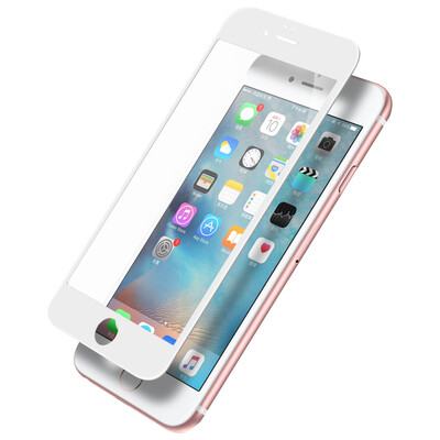 

ESK iPhone7 закаленное стекло пленка 3D пленка Apple, 7 мягкий край полный экран высокой четкости фильм JM4- взрывобезопасности белый сотовый телефон