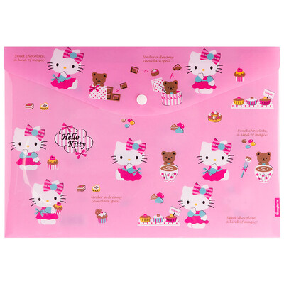 

Обширные (Guangbo) 6 шт L-A4 папка / папка / файл устанавливает Hello Kitty KT88085