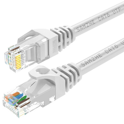 

Shanze (SAMZHE) six types of cable CAT6 Gigabit high-speed network line indoor and outdoor 8-core network cable 6 categories of computer TV router cable GRE-6450 white 45 meters