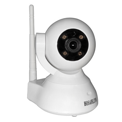 

HOSAFE SV03 720P Wireless Pan / Tilt IP Camera w/ 4PCS Array IR leds/ Two Way Speak/ Motion Detection Alert/ Micro SD Card Record