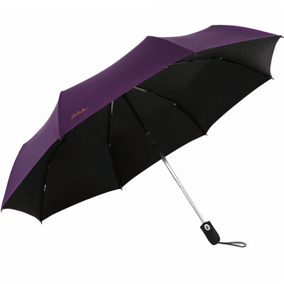 

Paradise umbrella since the opening UPF50 vinyl three fold sunny umbrella 3331E upgrade section deep purple