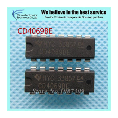

10pcs free shipping CD4069BE CD4069 DIP-14 Inverters S HEX INVERTER new original