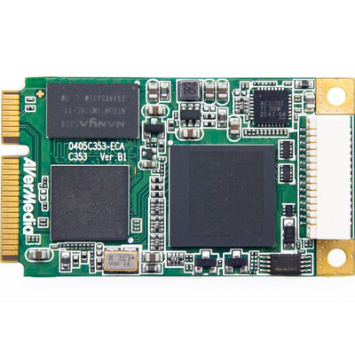 

AVerMedia AerMedia C353 HDMI VGA HD capture card Mini-PCIe hard pressure HD video capture card medical monitoring capture card