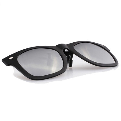 

Helen Keller sunglasses clip clip male&female sunglasses clip clip couple HP806C5 black frame white mercury