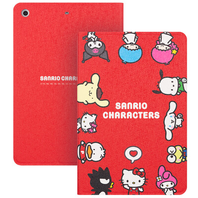 

Отличный Hello Kitty Series Новый iPad 9.7 "Корпус / мультяшный чехол Интеллектуальный кожаный чехол Happy Surround Red