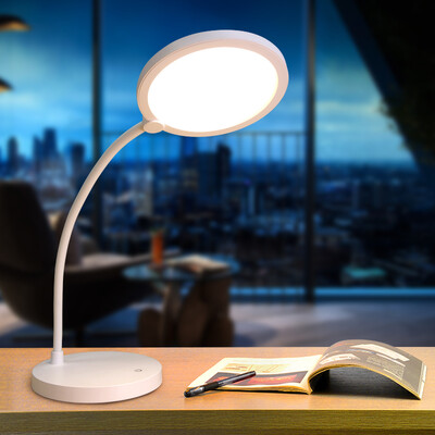 

Kai Lin LED Charging Table Lamp Bedroom Bedside Lamp Round Student Learning Hostel Light USB Reading Table Lamp Touch Dimensioning HL-1704