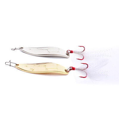 

1PC Top Quality Spinner Lures High Quality Laser BLISTER+CARD Pack Fishing Lures 10g/piece Fishing Tackle size 4#-6# Hook