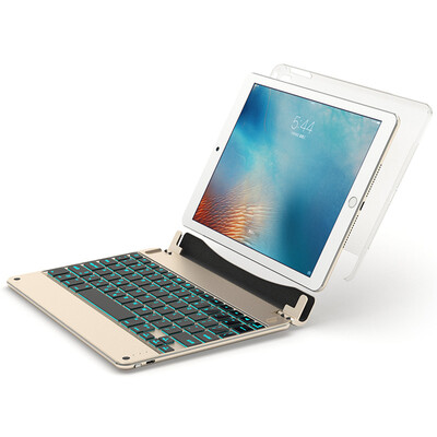 

BOW HB102B-A ipad air1 new new ipad dedicated keyboard protection shell silver colorful backlight