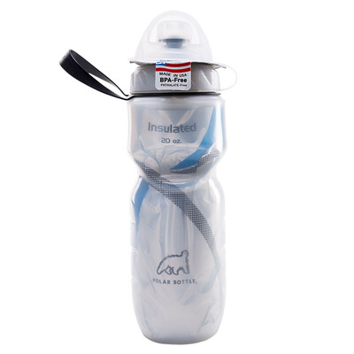 

США оригинальный Polar Bottle белый медведь изоляции воды велосипедного спорта на открытом воздухе профессиональные велосипедные спортивные бутылки с водой чашки 590ml случайный цвет