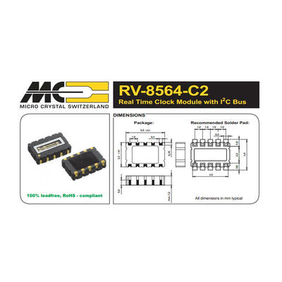 

RV-8564-C2 RTC 32768K 32768KHZ MICRO