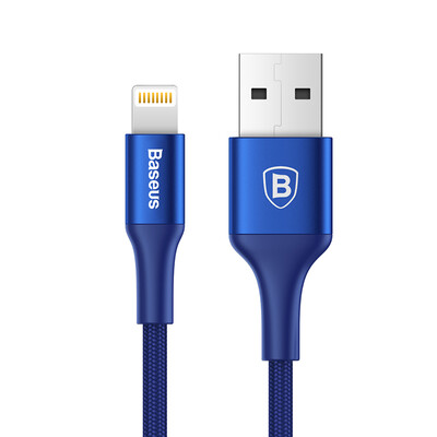 

(Baseus) Apple MFI certification data line was Rui series for Apple 7 / 6s / 6plus / iPad data cable charging line Cyan