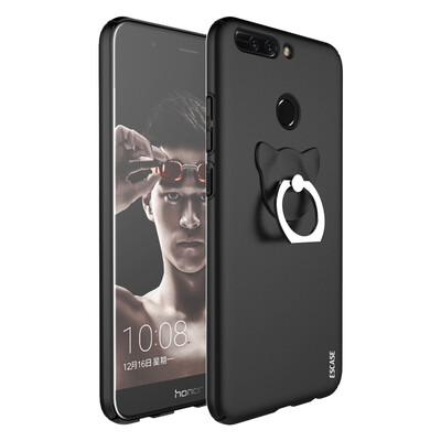 

ESCASE Huawei Glory Glory 9 9 телефона оболочка мобильного телефон устанавливает для отправки съемного кольца пряжки все включена краской ощупывания кожи трудного случай Аврора синего