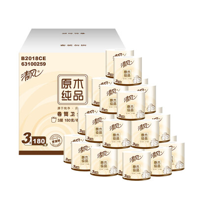 

Breeze (app) rolls of pure wood logs 3 layers 180 grams 27 volumes of FCL sales