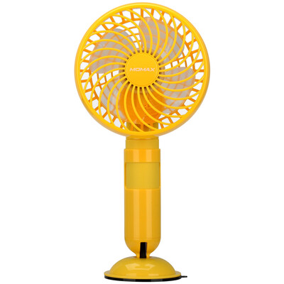 

MOMAX (MOMAX) IF1 two-in-one emergency mobile power + fan charging small fan USB fan 2500mAH emergency charge yellow