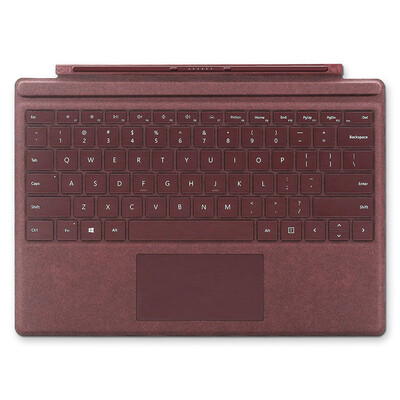 

Специальная клавиатура Microsoft (Microsoft) Surface Pro для специальной печати (глубокий бордовый)