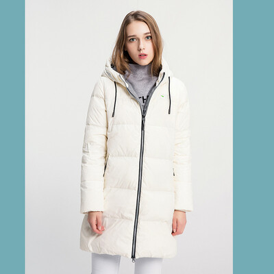 

Snow Flying Winter Down Jacket Women&39s Long Hooded Jacket Candy Color A1621YY252 Moisturizer 8145