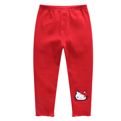 

HelloKitty children's leggings girl thread leggings KA731ZA03R0211 red 110