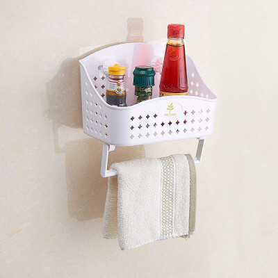 

Shun Mei set the basket 24CM wide and strong suction wall bathroom rack SM-1720 white