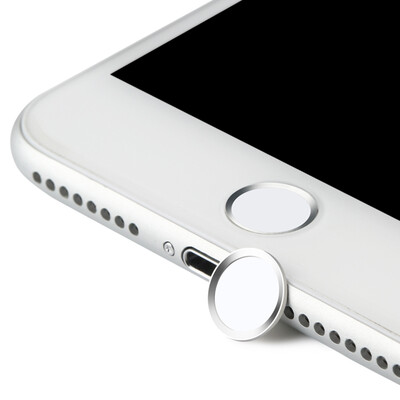 

Benks Protector for Home Button for iPhone876S6 PLUS&iPad Recognizable with Fingerprint WhiteSilver Edge
