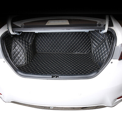 

Huashi Toyota Leiling trunk mat new Lei Ling full leather tail box pad Lei Ling car trunk protection mat modified new Lei Ling special sports black 4 sets