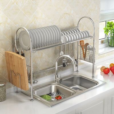 

Ai heart is still sus304 stainless steel single sink rack dish rack kitchen racks including the basket chopsticks tube chopping board 4 hooks