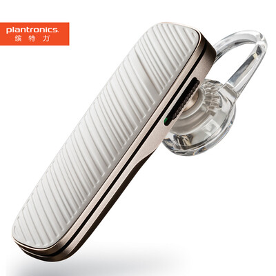 

Plantronics EXPLORER 500 business monaural Bluetooth headset Bluetooth 41 double wheat noise reduction Universal ear hanging white gold