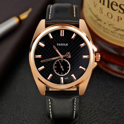 

Роскошный бренд YAZOLE Business Watch Men 2017 Fashion Double Hand Calendar Кварцевые часы Мужские повседневные наручные часы