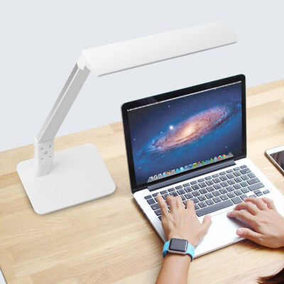 

Good vision led lamp protection eye learning work reading table lamp 5 files dimming color protection eye light TG158-WH