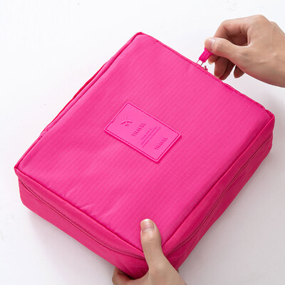 

Fatihi portable wash bag business travel waterproof storage bag cosmetic bag gray travel suit