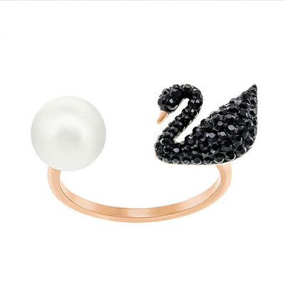 

SWAROVSKI Swarovski Black Swan +2017 кольцо способа женщина номер 52964719