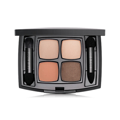 

Very close SKINMATCH Ambilight four-color eye shadow 56g retro crimson waterproof anti-sweat stereo matte deep silty fine anti-blooming