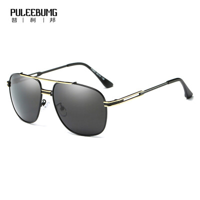 

PuLeeBumG 2017 tide sunglasses male polarized mirror handsome sunglasses driver mirror driving mirror PC0080