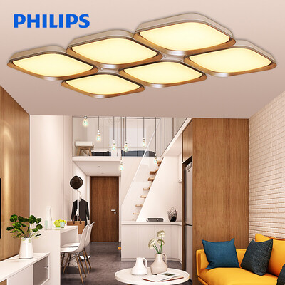 

Philips (PHILIPS) Светодиодный потолочный светильник ресторан гостиная спальня кухня Yining золото 110 Вт может быть sub-dimming