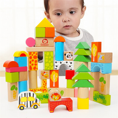 

Специальный Боа (topbright) лесные блоки 50 детских игрушки блоки деревянные строительные блоки собраны подраться вставлено ребенок детских игрушек
