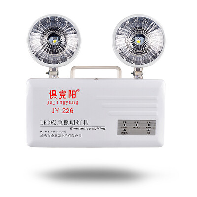 

JUJINGYANG JY-226 Emergency Light LED Double Head Emergency Light Safety Exit Exit Power Indicator Light
