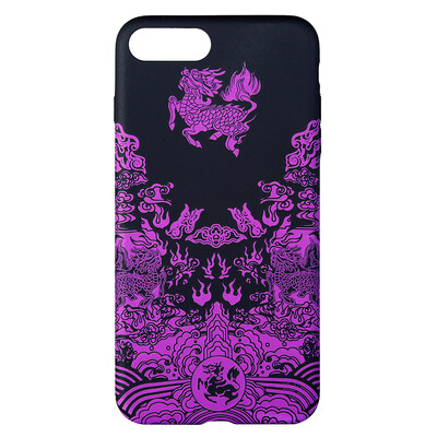 

dostyle &quotKyushu sea animal husbandry mind&quot cell phone protective shell unicorn pattern matching iPhone 7Plus