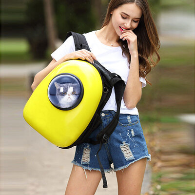 

Huapu Pet hoopet dog bag cat kit bag Teddy go out shoulder bag small dog pet backpack