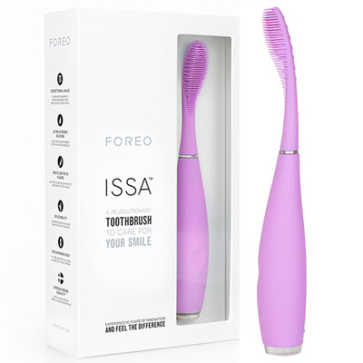 

Ло Fei Er (FOREO) Yi Sa ISSA умный электрическая зубная щетка силикона перезаряжаемые водонепроницаемый вибрационный звуковой щеткой чистой зубной щеткой Лаванда фиолетовый