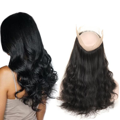 

360 Lace Virgin Hair 9A Brazilian Virgin Hair Brazilian Body Wave Pre Plucked 360 Lace Frontal Natural Hairline with Baby Hair