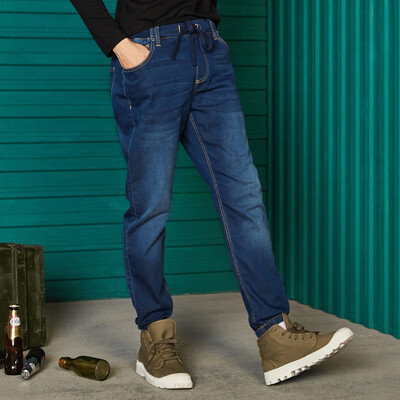 

Semir Jeans Male 2017 Fall Men's Feet Pants Korean Stretch Foot Trousers Trousers Trousers 11316241106 Cowboy Deep Blue