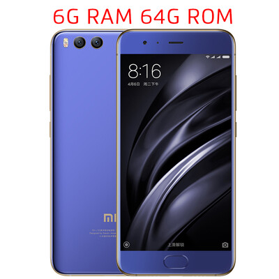 

Original Xiaomi mi6 Snapdragon 835 Global Firmware OTA 6G RAM 64/128G ROM Dual Camera four curved Screen Xiaomi Flagship phone