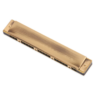 

Guoguang GG24A-10 24 hole professional playing polyphony C harmonica bronze