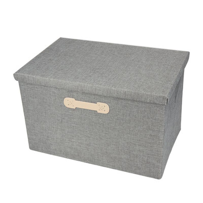 

Edeo EDO Japanese clothes storage box with lid foldable clothes storage box home fabric closet storage box medium TH1194