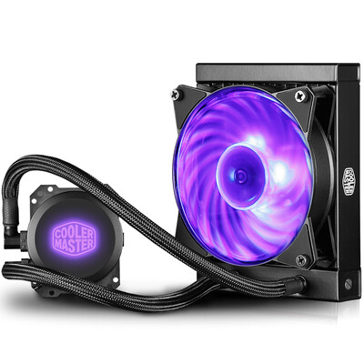 

CoolerMaster Ice God 120RGB CPU Water Cooled Radiator Supports I9 2066 AM4 Dual Chamber Pump Micro-Flow Design Balanced Fan
