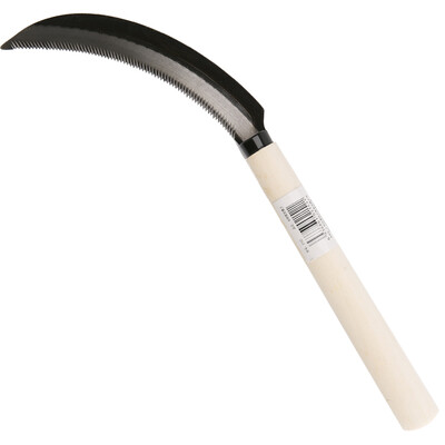 

Jingdong supermarket Worsch worth 2152 all steel serrated knives harvesting knife mower all steel blade poplar wood handle weeding harvesting tools gardening hand tools