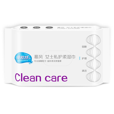 

Double Shute Mufeng series wet toilet paper ladies private parts cleaning wet tissue boxed non-woven fabric mild clean weak acid formula 18 pieces 1 package RO pure water non-alcoholic