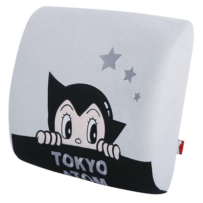 

Iron arm Astronomical car lumbar car with memory cotton waist pillow back cushion cartoon gray black single loaded XSJ-13G