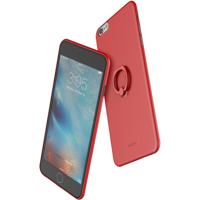 

Локка (ROCK) iphone6 ​​/ 6splus телефона кольцо кронштейн оболочки защитного рукава оболочка Apple, сверхлегкий PP 6 / 6splus микро-тонких наборы красного песка