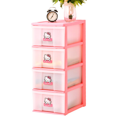 

Alice IRIS environmental protection material HELLO KITTY storage cabinet finishing cabinet locker wardrobe 4D powder